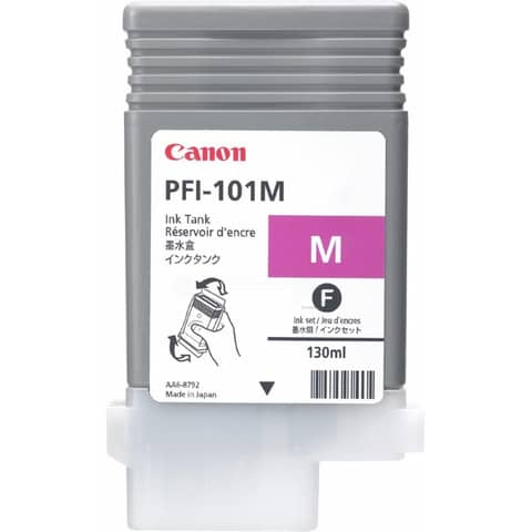 Serbatoio inchiostro PFI-101M Canon magenta 0885B001AA